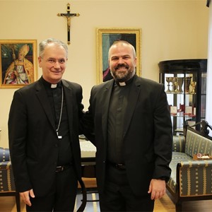 Nadbiskup Kutleša primio novoimenovanog provincijala Družbe Isusove